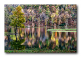 Autumn Reflections on Shores Lake