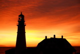 DSC00189.jpg GOLDEN DAWN AT PORTLAND HEAD LIGHT MAINE LIGHTHOUSES DONALD VERGER