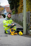 Kontrolle Installation Strassenbeleuchtung