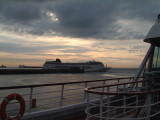 MSC Armonia coming into dock (or MSC Pneumonia as I call it!)