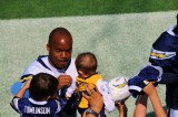 A couple of young Charger fans