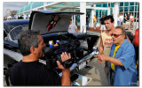 George Barris, Chuck Zito and Ralph Riccardi behind the camera