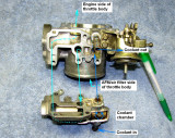 coolant flow in auxiliary air valve