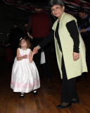 Katherine shows grandma a new dance step