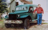 Jim and his Power Wagon, date unknown