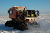 Sno-cat with gravity meter case