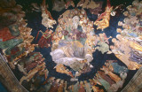 Saturnino Gatti, LEterno Padre, tra Angeli e Santi. Tempera su muro, 1490-1495, San Panfilo di Villa Grande a Tornimparte