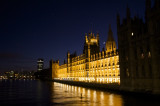 Parliament at night