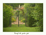 Through the garden gate
