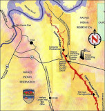 Antelope Canyon Map