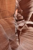 Very narrow Lower Antelope Canyon