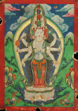 Avalokiteshvara - (11 faces, 8 hands)