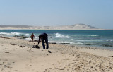 Beach Vendor setting up