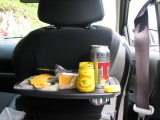 Lunch in the car