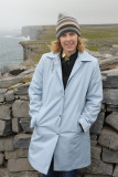 Laura at  Dun Aengus