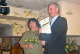 Jola gets her certificate