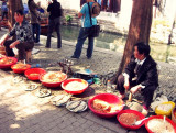 Fish sellers - Zhouzhuang, Jiangsu province