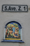 Estacion Religiosa Marcada con Mosaico en las Calles