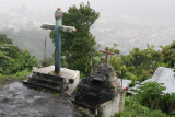 Cruces Donde Realizan Ceremonias Frente a la Iglesia Chi Ixim