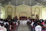 Interior de la Iglesia Catolica