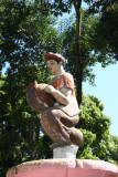 Decoracion de la Fuente en el Parque Central