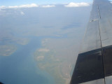 Light aircraft flight NT coast line