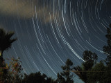 Startrails of Crux and Centauris