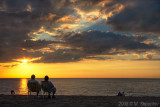 Watching Sunset . Grand Bend, Ontario
