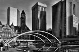 Nathan Phillips Square , Toronto BW