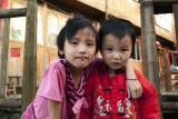 Young girls at Long Ji.