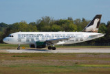 Frontier Airlines AIrbus A319-111 (N949FR) **Erma the White Ermine**