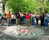 Walk at Central Park: photographer and recalls