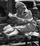 LADY ON THE BENCH