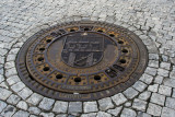 Old Town Square Manhole cover