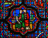 Stained glass of Sainte Chapelle