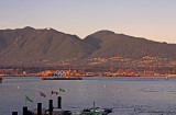 North Shore Mountains and the Olympic Rings