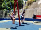 Happiness is ~ a hospital playground