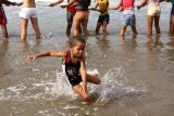 Playing On The Beach