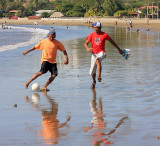 Football On The Beach