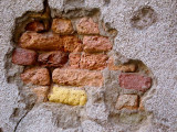 Some really old bricks underneath