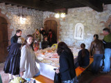 The tour ends with wine tasting