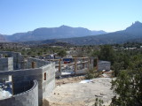 Looking southeast, from the slickrock towards the back doors
