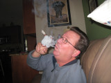 Enjoying a Fine Cigar