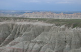 Badlands  National Park - wind was blowing HARD