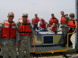 Corps' Commander Tours Bonnet Carre' Spillway-April 28, 2008