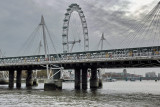 Hungerford Bridge and London Eye