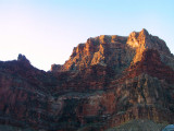 Sunrise at Crash Canyon Camp, Mile 63