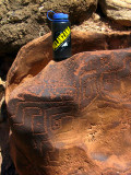 Petroglyphs Just Above Tanner Rapids, Mile 69