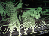 Edge Lit Etched Glass Panel