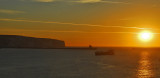 The White Cliffs Of Dover At Sunrise